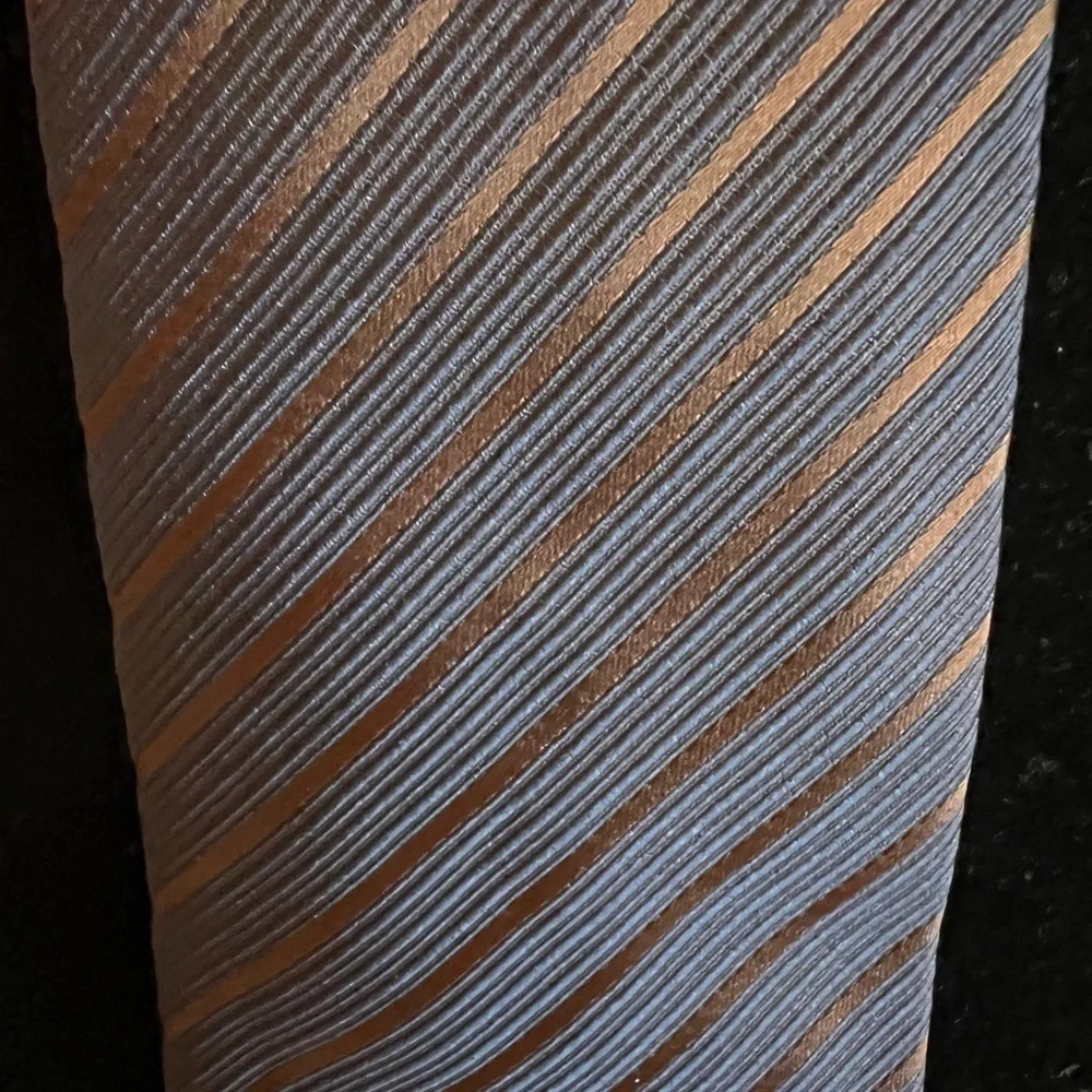 Angelo Rossi Men's Necktie Striped Hand Made.
